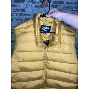 Lands end | mens nwt down filled puffer vest